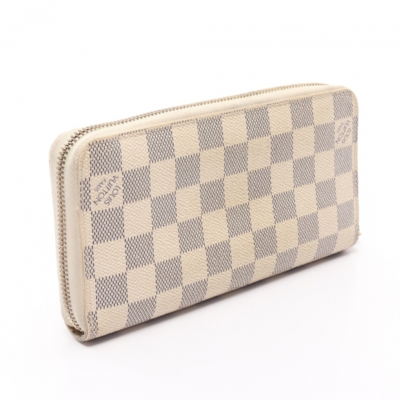 Louis Vuitton Wallet Damier Azur Round Zipper White - Picture 1 of 7